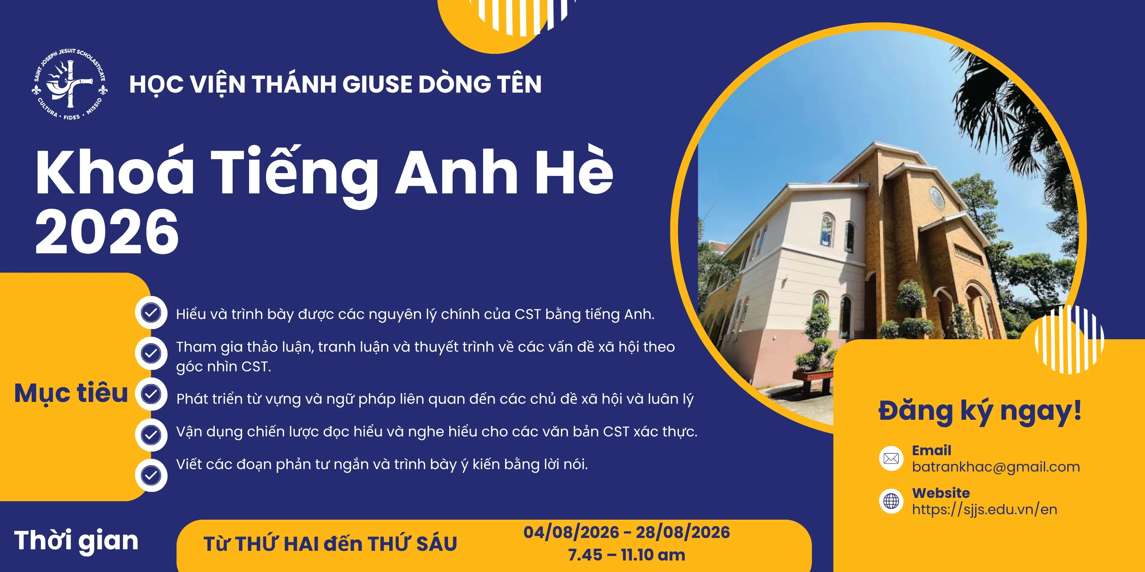 Khóa Tiếng Anh Hè 2026